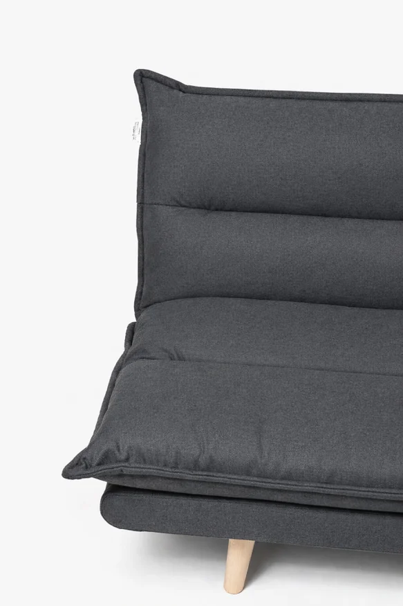 Sofá Cama 2 Plazas Abril - Negro en Negro - Sillones y sofás, Uruguay | Indian, vista 2