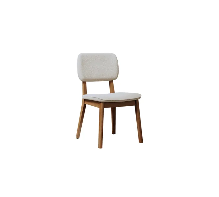 Silla de Comedor Classic Boucle/Natural Madera Maciza - Línea Manhatta en Madera natural - Sillas, Uruguay | Balton, vista 3