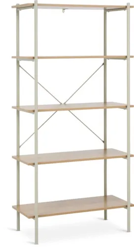 Estantería VANDBORG 5 estantes /roblebeige en Madera natural - Bibliotecas, Uruguay | JYSK
