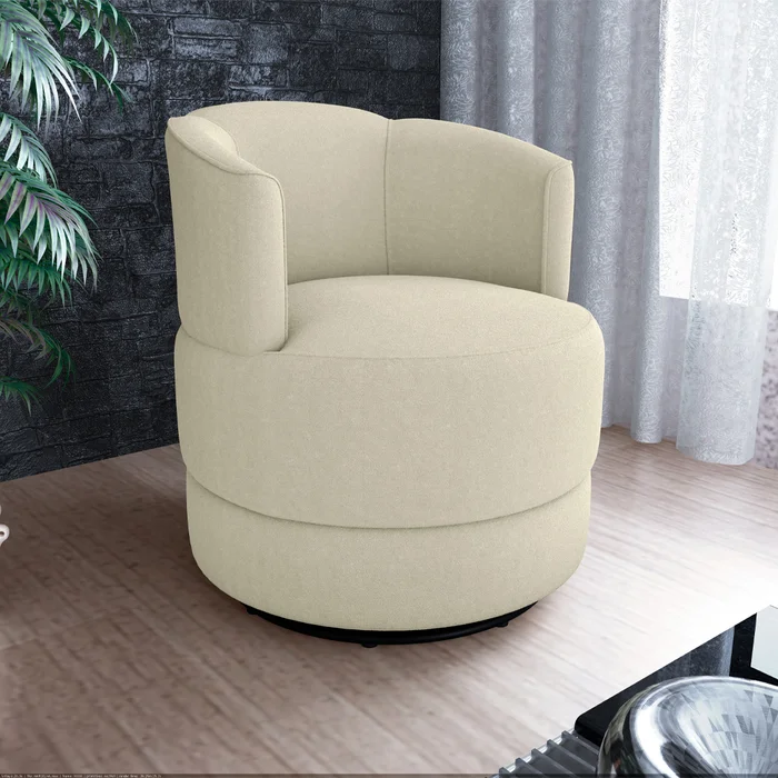Sillon Butaca Giratoria 360 Grados Tapizada Tela - Butacas, banquetas y puffs, Uruguay | Soy Hogar, vista 4