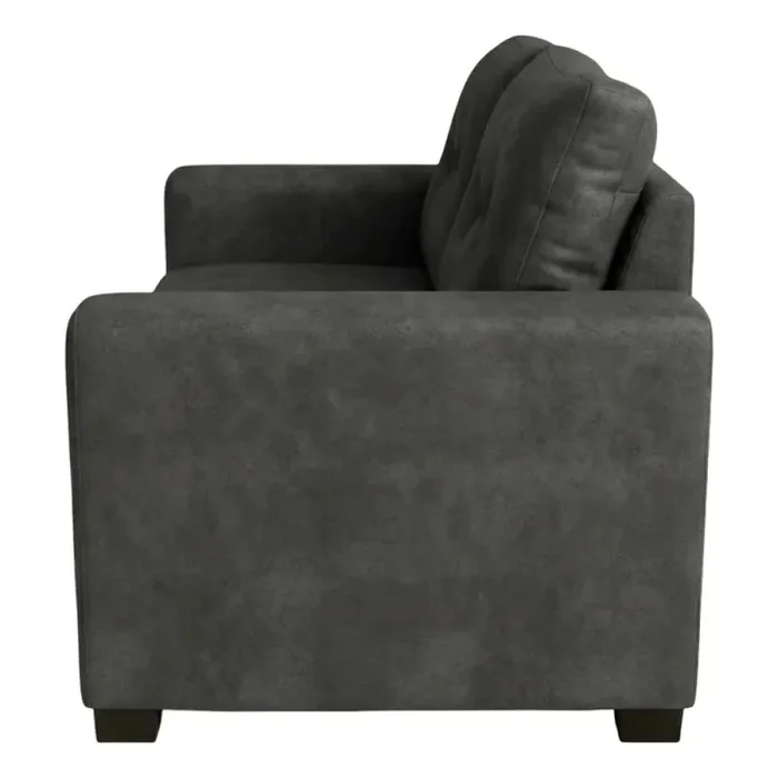 Sofá 2 cuerpos 1.35mts - Tela Pet Friendly Gris en Gris - Sillones y sofás, Uruguay | Champagne Home, vista 3