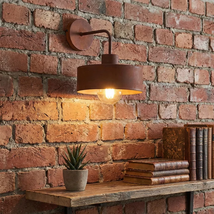 Aplique de Pared Rustik Industrial en Marrón - Iluminación, Uruguay | La Perla, vista 3