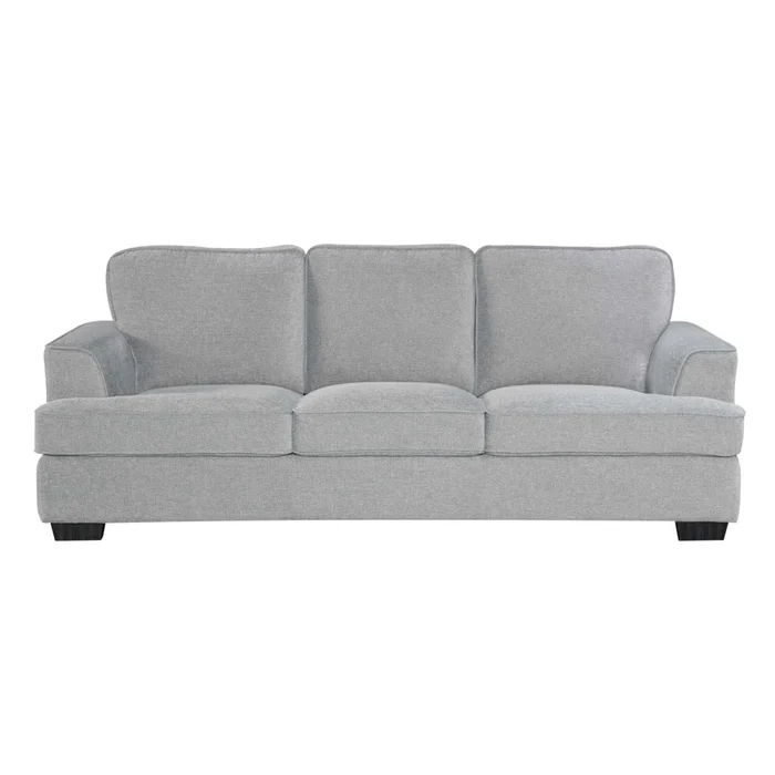 Sofá 3 Cuerpos Tela Gris Austin en Gris - Sillones y sofás, Uruguay | Divino, vista 2