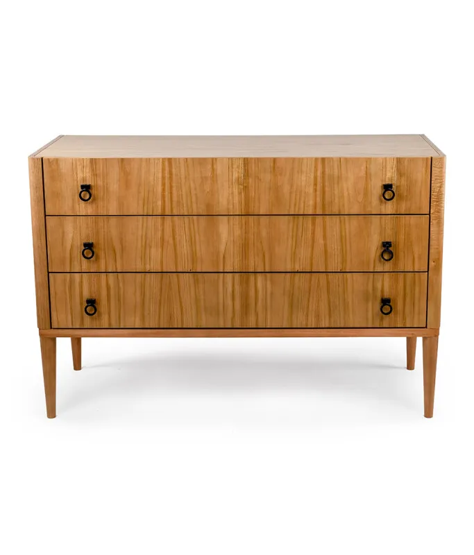 COMODA LILLE CINAMOMO NATURAL 119X48X87H CM en Madera natural - Aparadores y recibidores, Uruguay | Vinibel