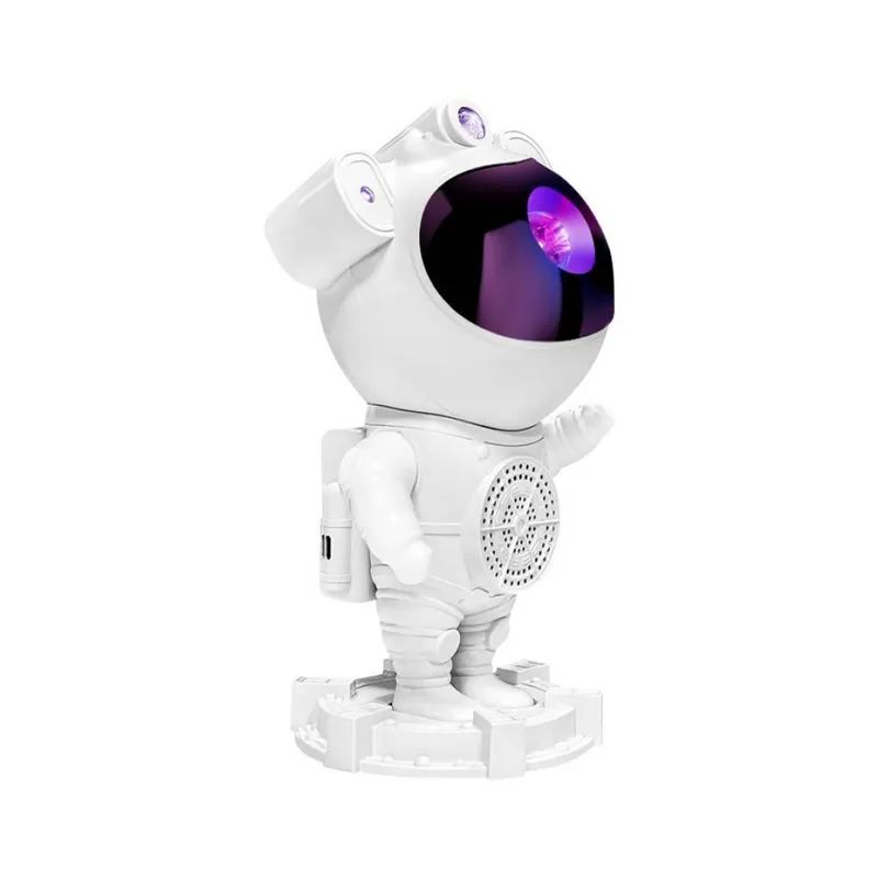Lámpara Proyector Astronauta – Luz LED Giratoria 360° en Blanco - Lámparas de mesa, Uruguay | Bascuhouse