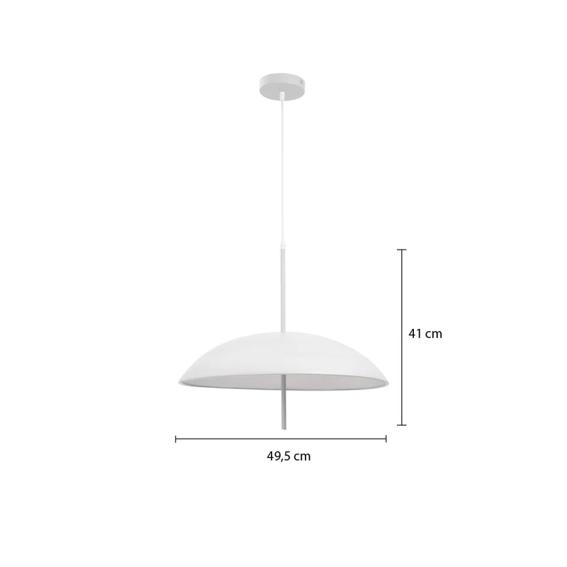 Luminaria Colgante Pauline Big Blanca ø 49,5 cm en Blanco - Lámparas colgantes, Uruguay | Serlux, vista 7