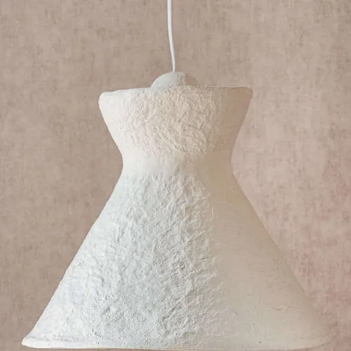 LAMPARA DE TECHO ADA - PAPEL MACHE en Off-white - Lámparas colgantes, Uruguay | La Iberica