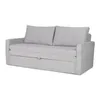 Sofá Cama Wey - Tela Microfibra - Kruger 06-155 (Ceniza) en Gris - Sillones y sofás, Uruguay | NYR, vista 1 de 8