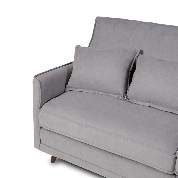 Sofá Realeza - Tela Microfibra - 3 cuerpos - 12074 (Ceniza) en Gris - Sillones y sofás, Uruguay | Nyr, vista 6