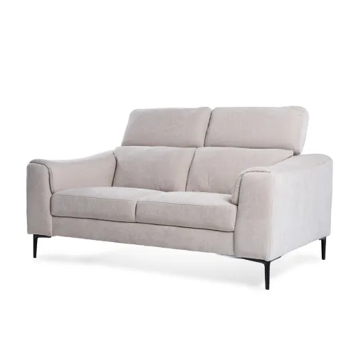 Sofá Hashtag - Tela Microfibra - 2 cuerpos - 6686-4 Beige en Beige - Sillones y sofás, Uruguay | NYR