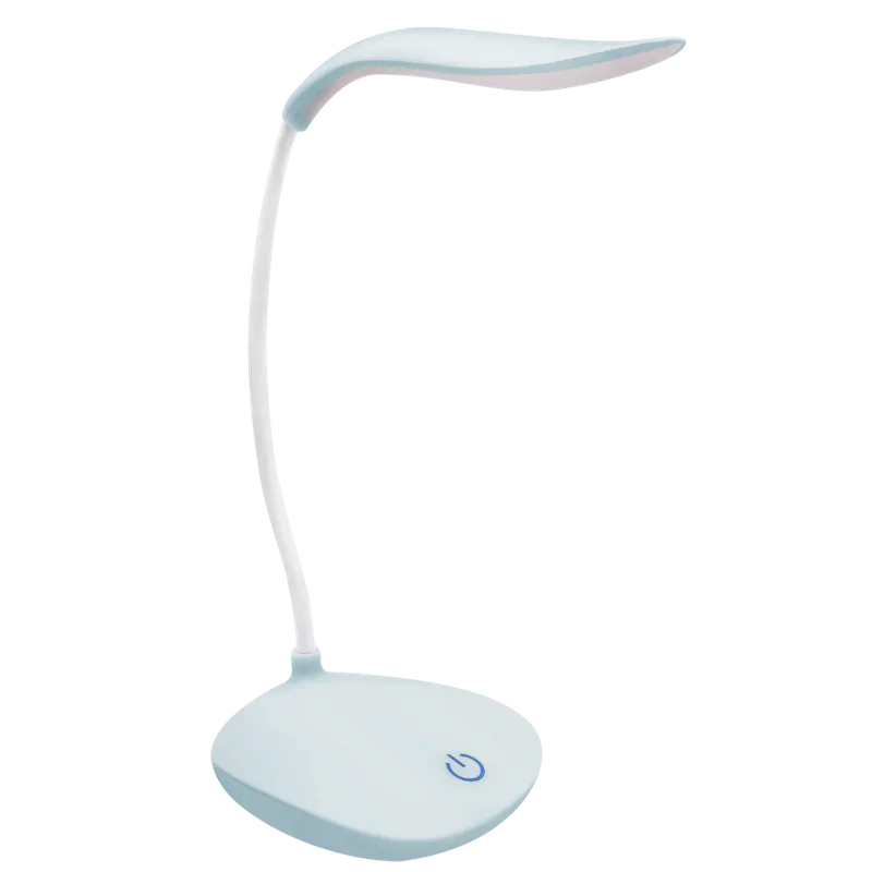 Lámpara Portátil Recargable LED Colores – Luz Fría con 3 Niveles de Intensidad en Celeste - Lámparas de mesa, Uruguay | Bascuhouse