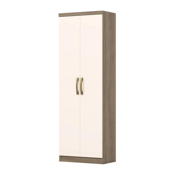 Placard Ropero 2 Puertas Mdp Marron Multiuso D110 en Multicolor - Roperos y placares, Uruguay | Divino, vista 2