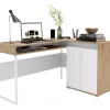 Escritorio Rinconero – Blanco - Escritorios y sillas de escritorio, Uruguay | RM Muebles y Deco, vista 2 de 4