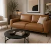 Sofa 3 cps LORENZO Cuero Vacuno PREVENTA - Whisky en Whisky - Sillones y sofás, Uruguay | Finkel, vista 3 de 3