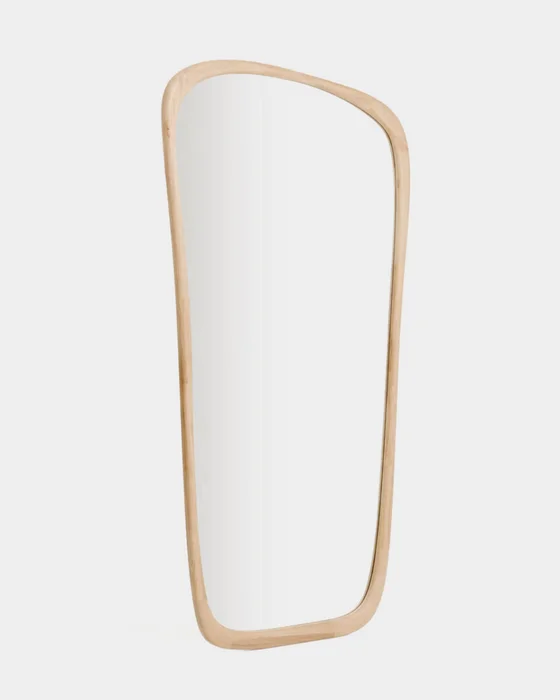 Espejo Alura de madera de teca 94,6 x 192,1 cm FSC 100% en Madera natural - Espejos, Uruguay | Kavehome