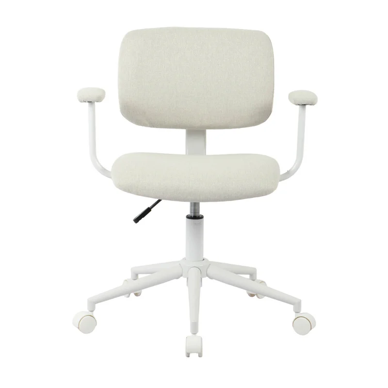 Asiento De Oficina Polipropileno-y-tela Natural-beige Clifford en Beige - Escritorios y sillas de escritorio, Uruguay | Divino, vista 3