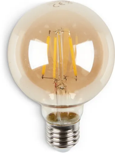 Bombilla LED HERBERT E27 G80 200 lúmenes en Naranja - Iluminación, Uruguay | JYSK