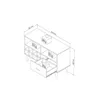 Rack con Bar y Cajón para TV Led 43 pulgadas - Oregon - Muebles para TV, Uruguay | Delta Center, vista 5 de 5