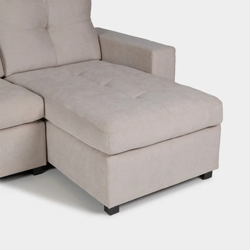 Rinconera Sensa - Tela Microfibra - Chaise derecho - TC 1010 (Beige) en Beige - Sillones y sofás, Uruguay | Nyr, vista 5