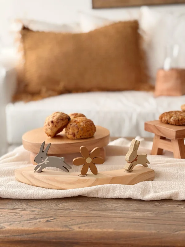 Base de madera con esferas — 20cm en Madera natural - Decoración, Uruguay | Dreams On Time, vista 23