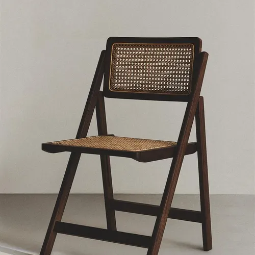 SILLA PLEGABLE MADERA Y RATÁN - Sillas, Uruguay | Zara Home