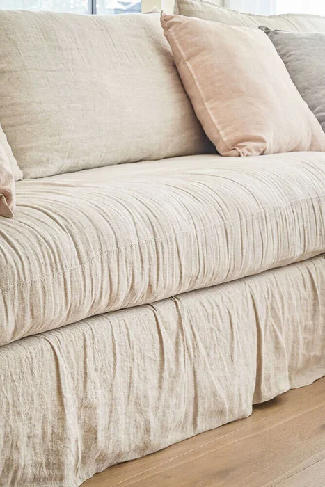 SILLON ALMA RINCONERO XXL - LINO CRUDO en Blanco - Sillones y sofás, Uruguay | La Iberica, vista 7