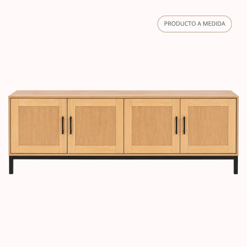 RACK NOBLE en Madera natural - Muebles para TV, Uruguay | Forum Design