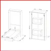 Cama rebatible de pared 1 plaza – CM 8015 - Dormitorio, Uruguay | Punto Unión, vista 7 de 7