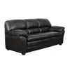 Sillón 3 Cuerpos Cuero Negro Florencia en Negro - Sillones y sofás, Uruguay | Divino, vista 2 de 6