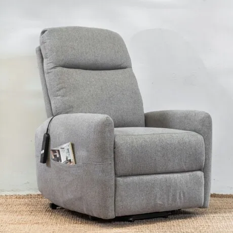 Sillón Reclinable 1 Cuerpo Lift Gris en Gris - Sillones y sofás, Uruguay | Aihaus