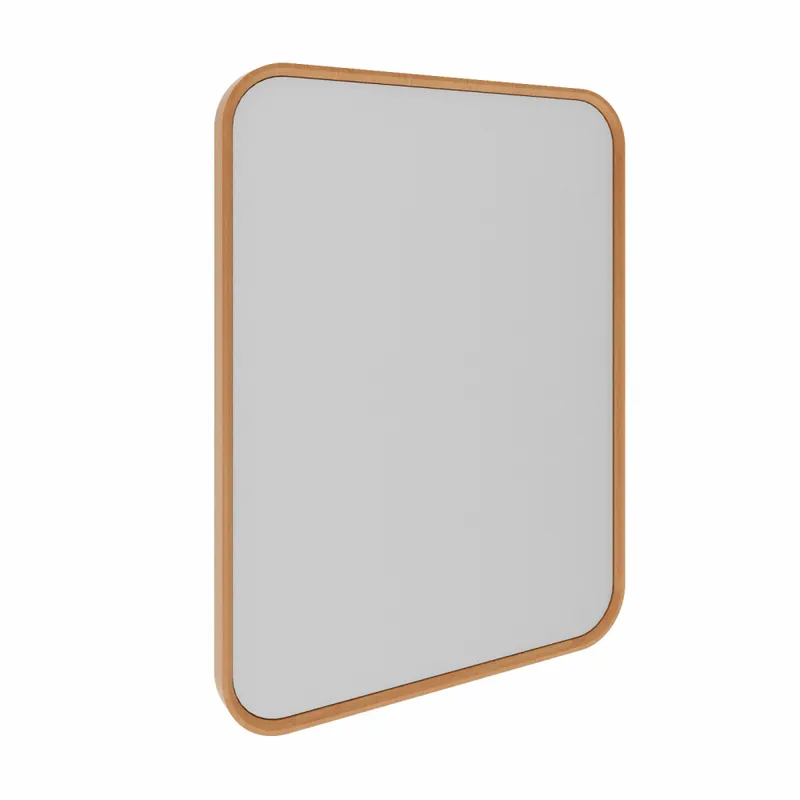 Espejo Natural/beige Mdf Y Vidrio Palazzo en Madera natural - Espejos, Uruguay | Divino