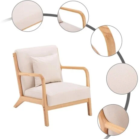 Butaca Olten - Beige en Beige - Butacas, banquetas y puffs, Uruguay | La Cueva Muebles, vista 17
