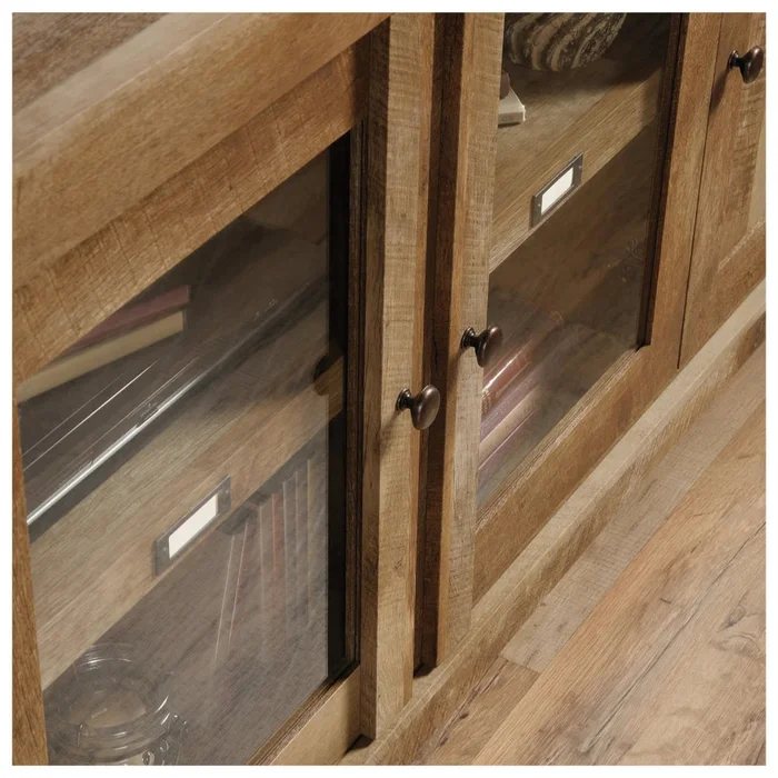 Rack 4 Puertas - Sauder - Linea Dakota Pass en Madera natural - Muebles para TV, Uruguay | Ecowood, vista 3
