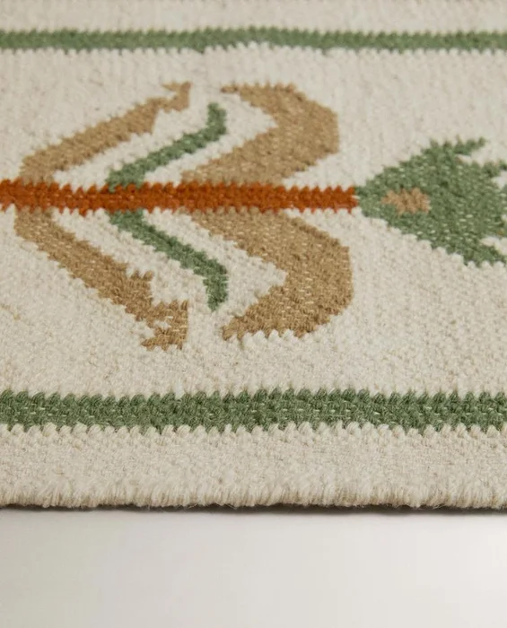 ALFOMBRA LANA FLORAL en Multicolor - Alfombras, Uruguay | Zara Home, vista 4