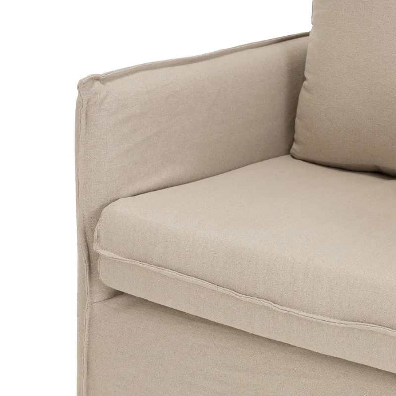 Butaca Harmony con Funda - Tela Premium - A fabricar en Beige - Butacas, banquetas y puffs, Uruguay | NYR, vista 3