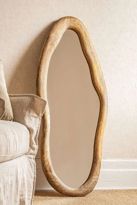 ESPEJO CURVE - MANGO - 55 X 1.26 MTS en Madera natural - Espejos, Uruguay | La Iberica