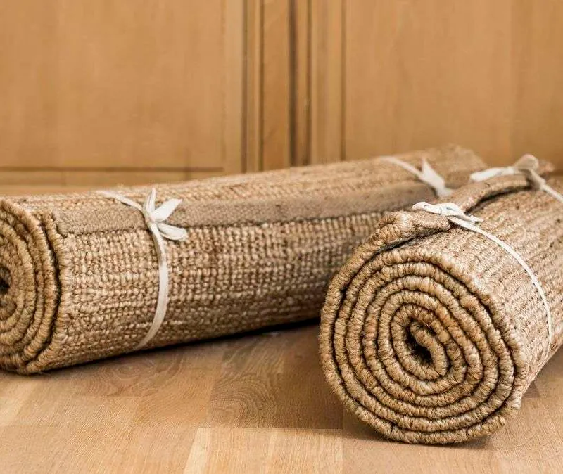 CAMINERO DE YUTE NATURAL - 2.00 X 0.60 MTS en Madera natural - Textiles, Uruguay | La Iberica