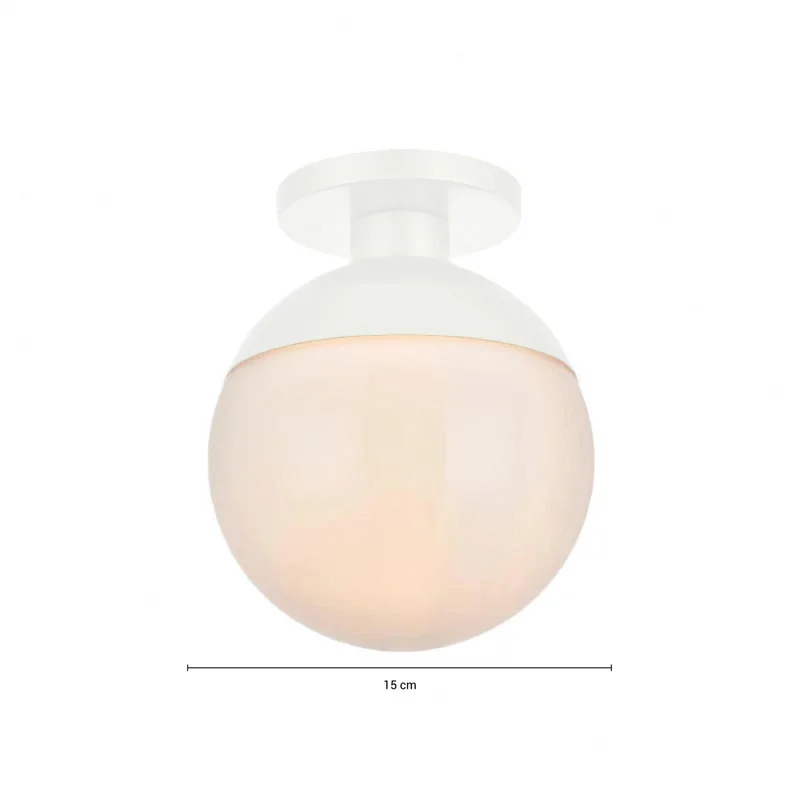 Lámpara de Techo Miami Blanca en Blanco - Lámparas colgantes, Uruguay | Serlux, vista 5