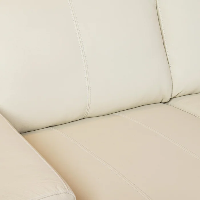 Sofa C/chaise Más De 4 Cuerpos Cuero-100-natural Natural-beige Texas Crudo en Blanco - Sillones y sofás, Uruguay | Divino, vista 6