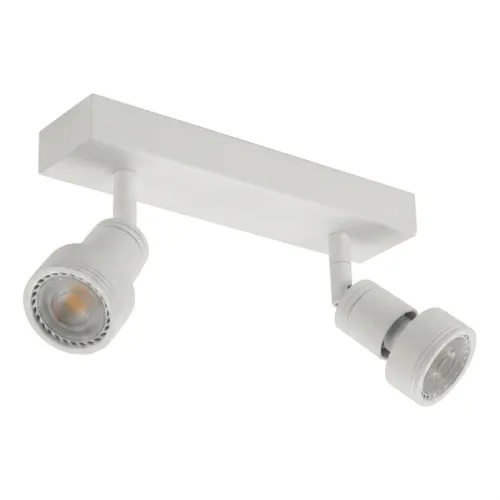Lámpara Niza Doble Orientable Blanca en Blanco - Lámparas colgantes, Uruguay | Serlux
