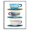 CUADRO CANVAS 40x50cm MARCO TRES TAZAS CAFÉ - Decoración de pared, Uruguay | Decohogar, vista 1 de 3