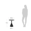 Mesa auxiliar Delano Ø 40 cm negro en Negro - Mesas de arrimo, Uruguay | Kavehome, vista 6 de 6