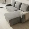 Rinconera Lucci - Tela Microfibra - Chaise derecho - Berlin 06 (Grafito) en Beige - Sillones y sofás, Uruguay | NYR, vista 5 de 7