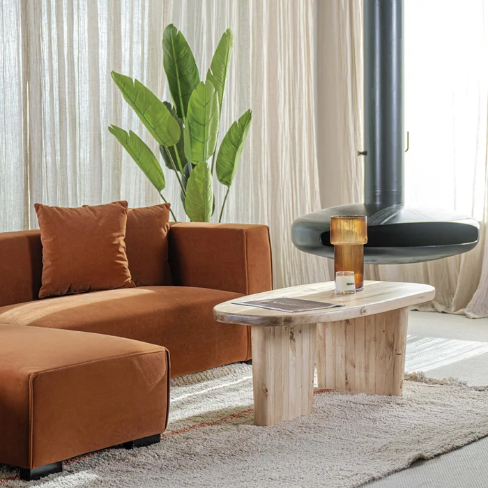 Mesa de centro Milo - Natural en Madera natural - Mesas de living, Uruguay | Walnut, vista 4
