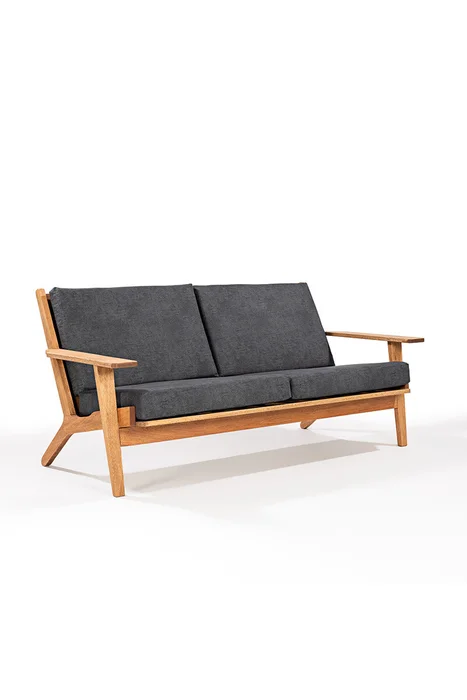 SOFA LOTUS 3 LUGARES ACQUABLOCK NEGRO 185x87x86CM JATOBA - Muebles para el exterior, Uruguay | Vinibel