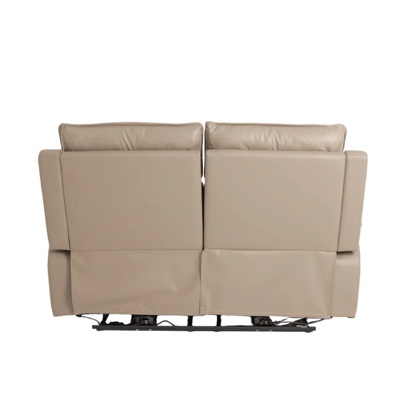 Recliner Eléctrico 2 Cuerpos Cuero-y-simil-cuero Marron Joshua Taupe en Beige - Sillones y sofás, Uruguay | Divino, vista 7