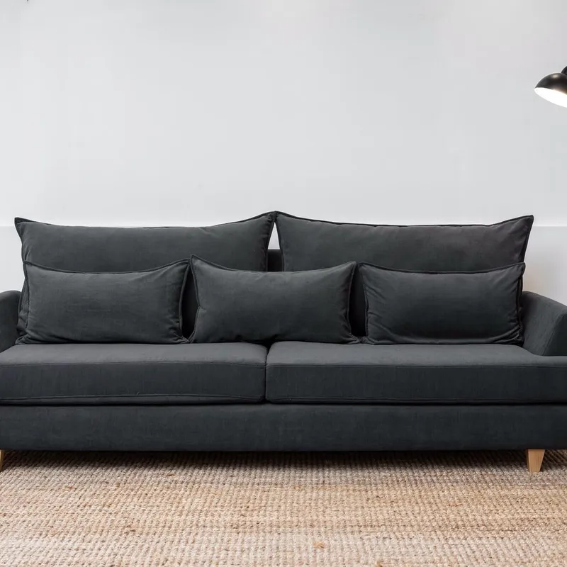 Sofa Verona Tela Anti Manchas en Marrón - Sillones y sofás, Uruguay | Marvic