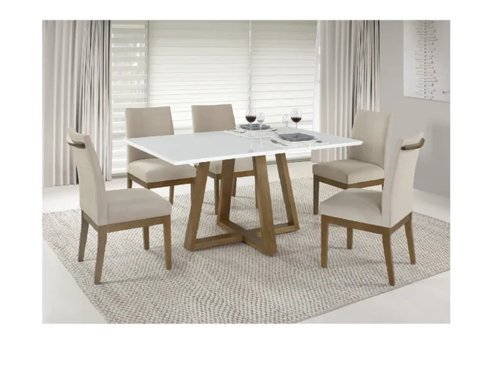 Mesa TELVA 1.40 M en Multicolor - Mesas de comedor, Uruguay | Finkel, vista 3