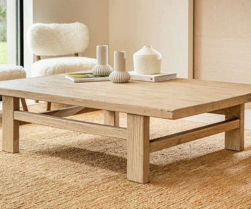 MESA LIVING PAMPA - 1.70 X 1.10 en Madera natural - Mesas de living, Uruguay | La Iberica