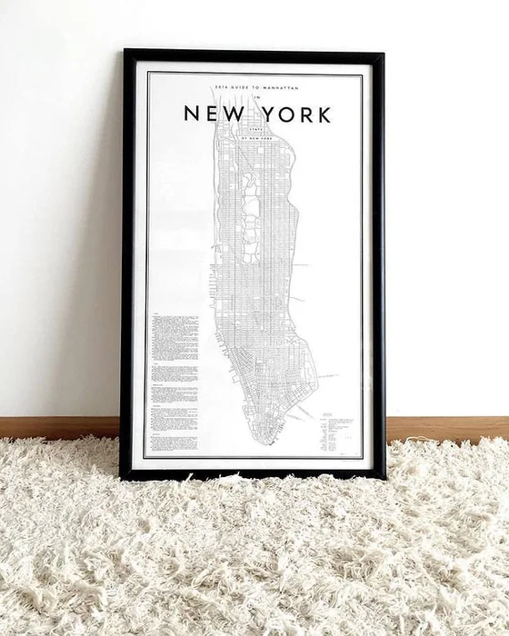 Mapa NYC - Decoración, Uruguay | Martinika Deco